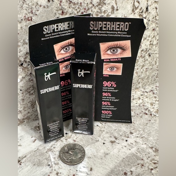 🍄6/$26 IT Superhero mascara purse size 2pk NWT - Picture 1 of 2